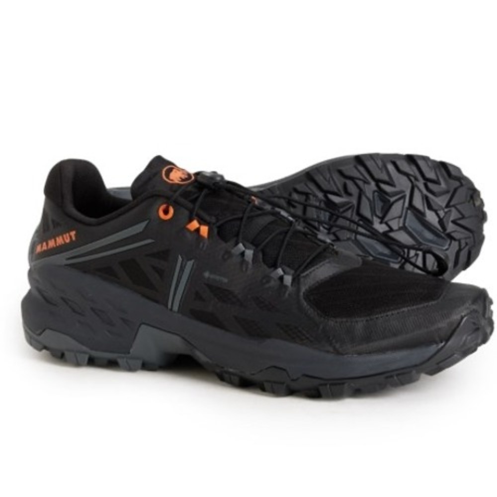 Mammut Saentis Knit Low Gore‎ Tex Trail Running Shoes - Men's - Black
